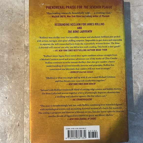 The Seventh Plague. By James Rollins. - Picture 10 of 10